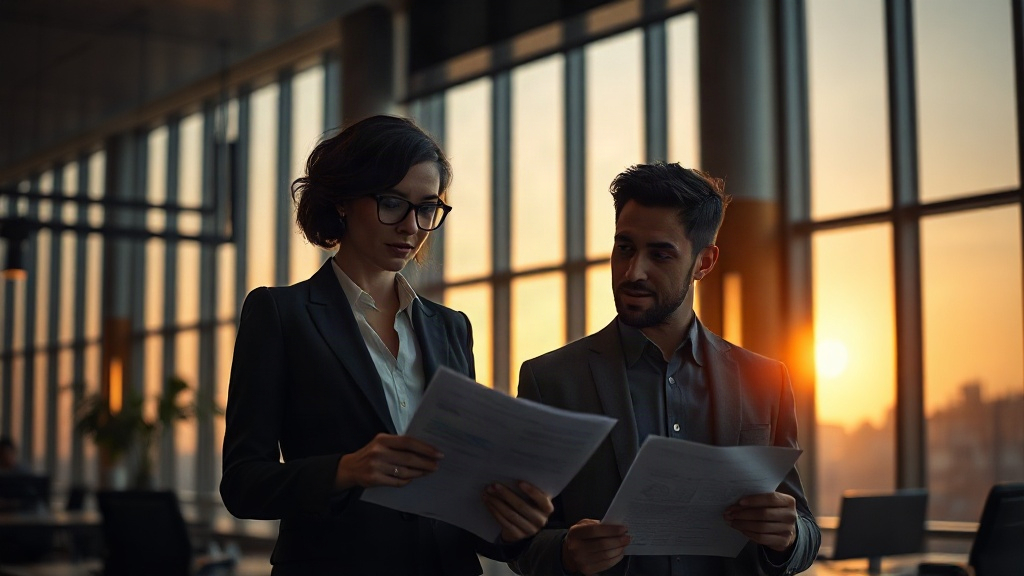 Líderes avaliando marketing de conteúdo B2B de autoridade